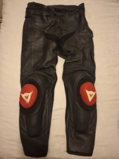 Dainese Delta Pelle Leather Motorcycle Trousers Size 52 Large