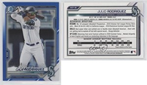 2021 Bowman Chrome Prospects Blue Refractor /150 Julio Rodriguez #BCP-86
