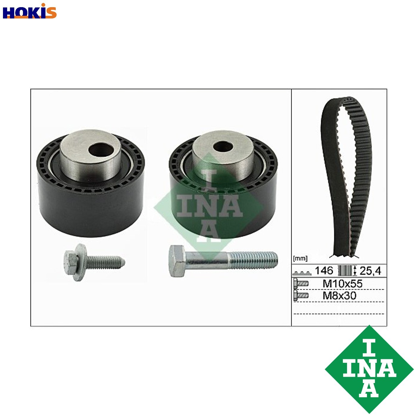 4x ✅Fits INA 530 0234 10 Timing belt set 530 0234 10 Timing set (bel ⭐UK Seller⭐ - Image 10