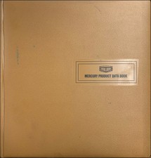 1972 Mercury Data Book Dealer Album Facts Features Options Specs Accessories