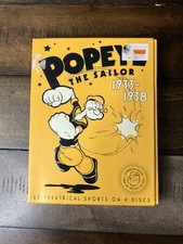 Popeye the Sailor: Volume 1: 1933-1938 DVD, 1933 4 Discs Kids Cartoon Animated