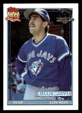 1991 Topps Desert Shield Baseball #26 Luis Sojo NM/MT *f2