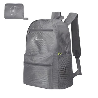 Faltbarer Rucksack, 15L Wasserdichter Wanderrucksack Ultra Leicht, Multifunkt...