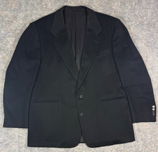 Bloomingdales Loro Piana Italy Mens 100 Cashmere Drew Sport Coat Sz 46L Black