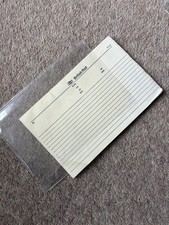 Mix Of British Rail And Rail track Notepads And Message Pads
