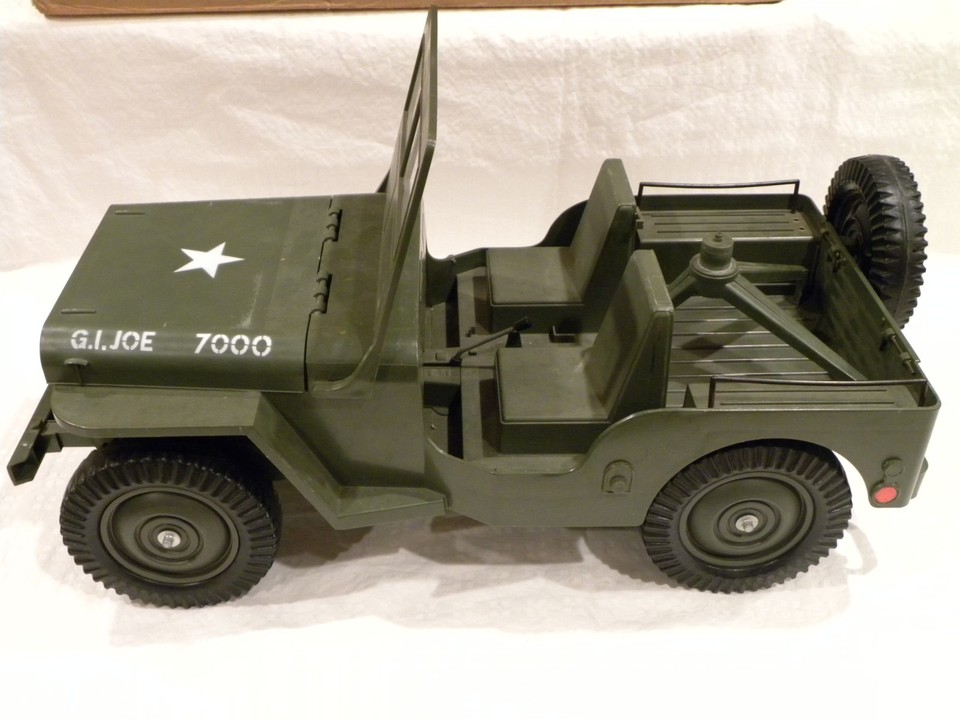 Vintage Hasbro GI Joe Action Soldier Jeep Combat Set Sears Exclusive ...