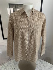 Stunning Ted Baker London Long Sleeve Button Up Shirt Size 4 US Large