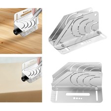 Foam Pipe Cutting Tool with 45° Angle for Rubber Insulation and Size Adjustment