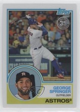 2018 Topps Silver Pack 1983 Design Chrome Series 2 George Springer #73 0x4v