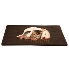 Self Warming Cat Mat - 36x24in Thermal Dog Crate Pad with Removable Washable ...