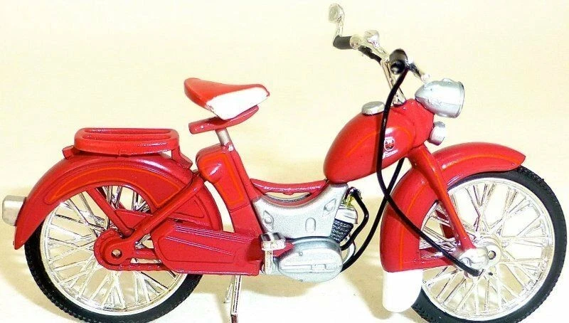 Simson SR2 Motorrad Mofa SR 2 rot DDR 1:24 ATLAS 7168115 NEU OVP LA3 µ - Bild 4 von 4