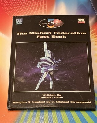 Babylon 5 Minbari Federation Fact Book Hardcover RPG Mongoose Sourcebook