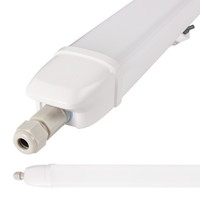 LED Feuchtraumleuchte 120Cm 40W IP65 4500K Weiß 6400Lm Verbindbar Xudo Kandio