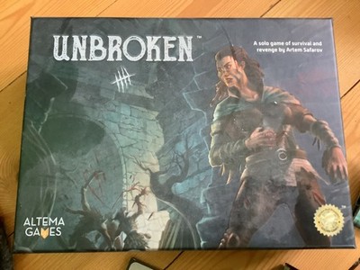 Unbroken Board Game | EN | Solo Survival Strategy Adventure