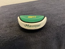 Masters Green/White Mallet Putter Head Cover