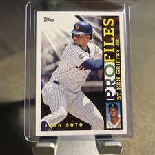 2026 Topps Series 1 Juan Soto Profiles By Ken Griffey Jr. #TP-11 New York Mets