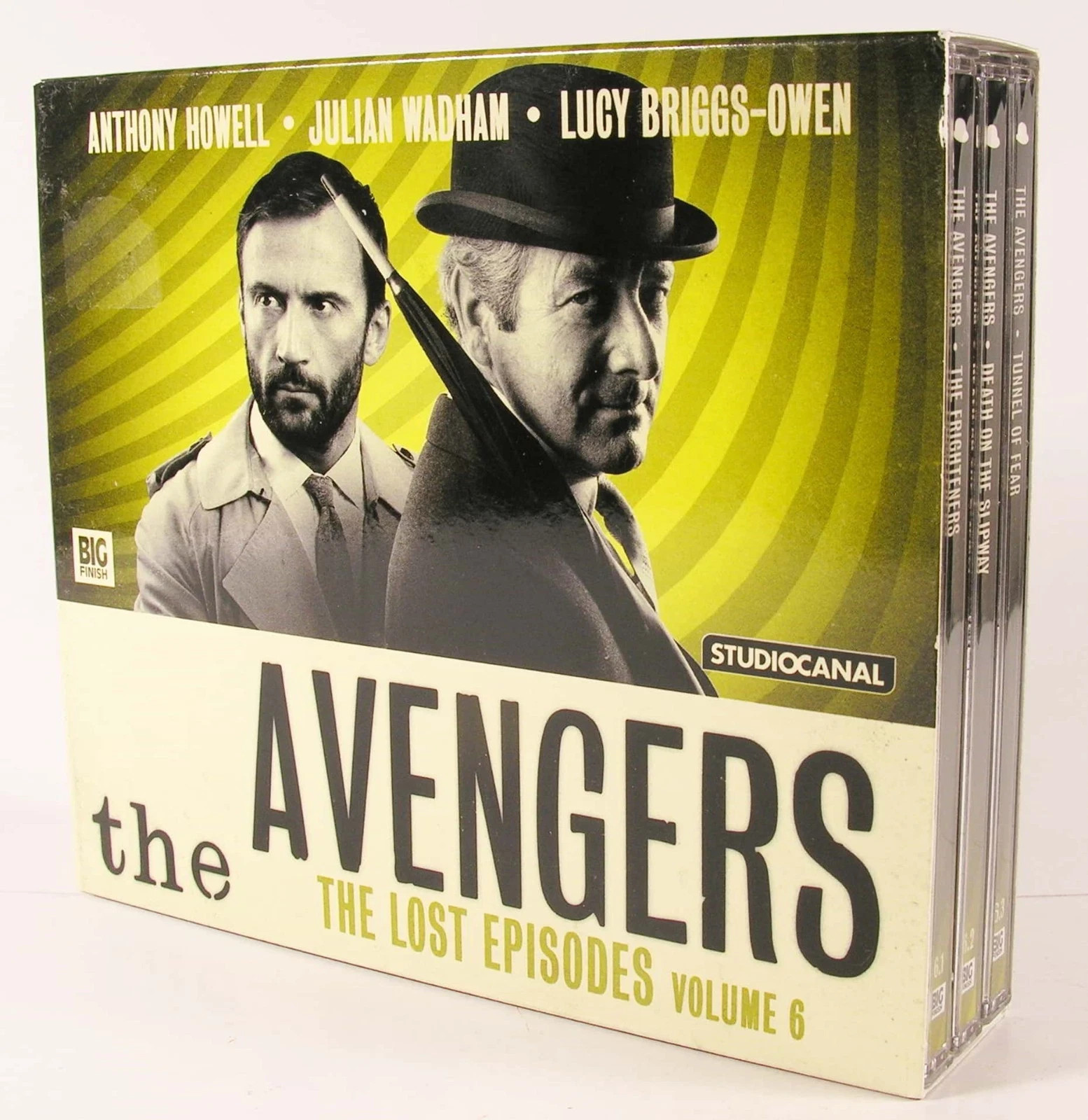 THE AVENGERS LOST EPISODES VOL 6 BIG FINISH 3 CD BOXSET STEED KEEL MACNEE HENDRY