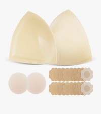 Double Sided Sticky Bra for Large Breasts D Cups Ultra Invisible Lift Size:L