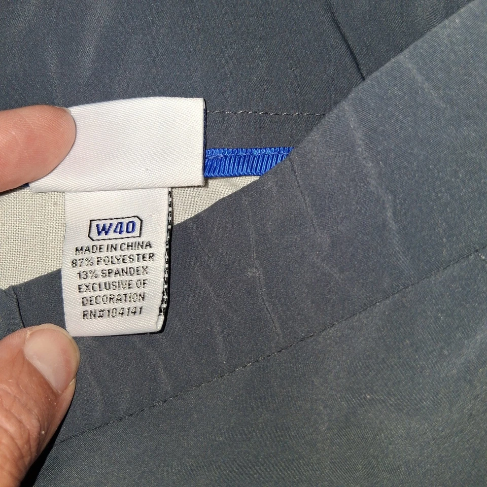 Pantalones cortos de golf Slazenger para hombre W40 gris frente plano ropa deportiva ligera Foto 4 de 4