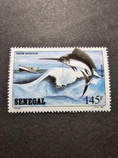 Stamp Senegal Fauna Birds Animals No.795 New Without Gum 1989