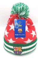 FC Barcelona Club Rhinoxgroup Beanie Hat Officially Licensed  New With Tags 