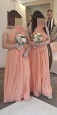 Coral Bridesmaid Dresses 3 size 10 and 1 size 12.