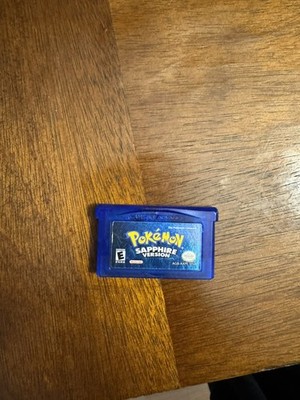 Pokemon: Sapphire Version (Nintendo Gameboy Advance GBA) Authentic - Dry Battery