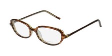 NEW VERA WANG V40 EYEWEAR TA WOMENS JAPAN FULL-RIM PLASTIC 49-17-133 OVAL BROWN