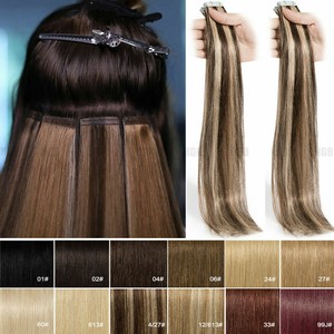 8a Clearance Tape In Remy Real Human Hair Extensions Fusion Skin