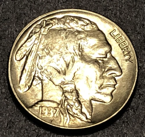 1937 P Buffalo Head Nickel BU Uncirculated