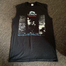 Vintage 80&rsquo;s John Lennon Rock N Roll You Shoulda Been There The Beatles Tank Top