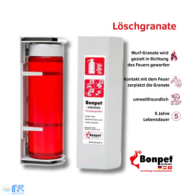 Bonpet - Löschampulle BG-1 Feuer löschen Wurf-Granate Löschen von Anfangsbränden