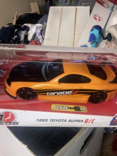 Jada Toys JDM Tuners 1995 Toyota Supra R/C Car Hyper Chargers w/ Remote NEW USB - Picture 2 of 6