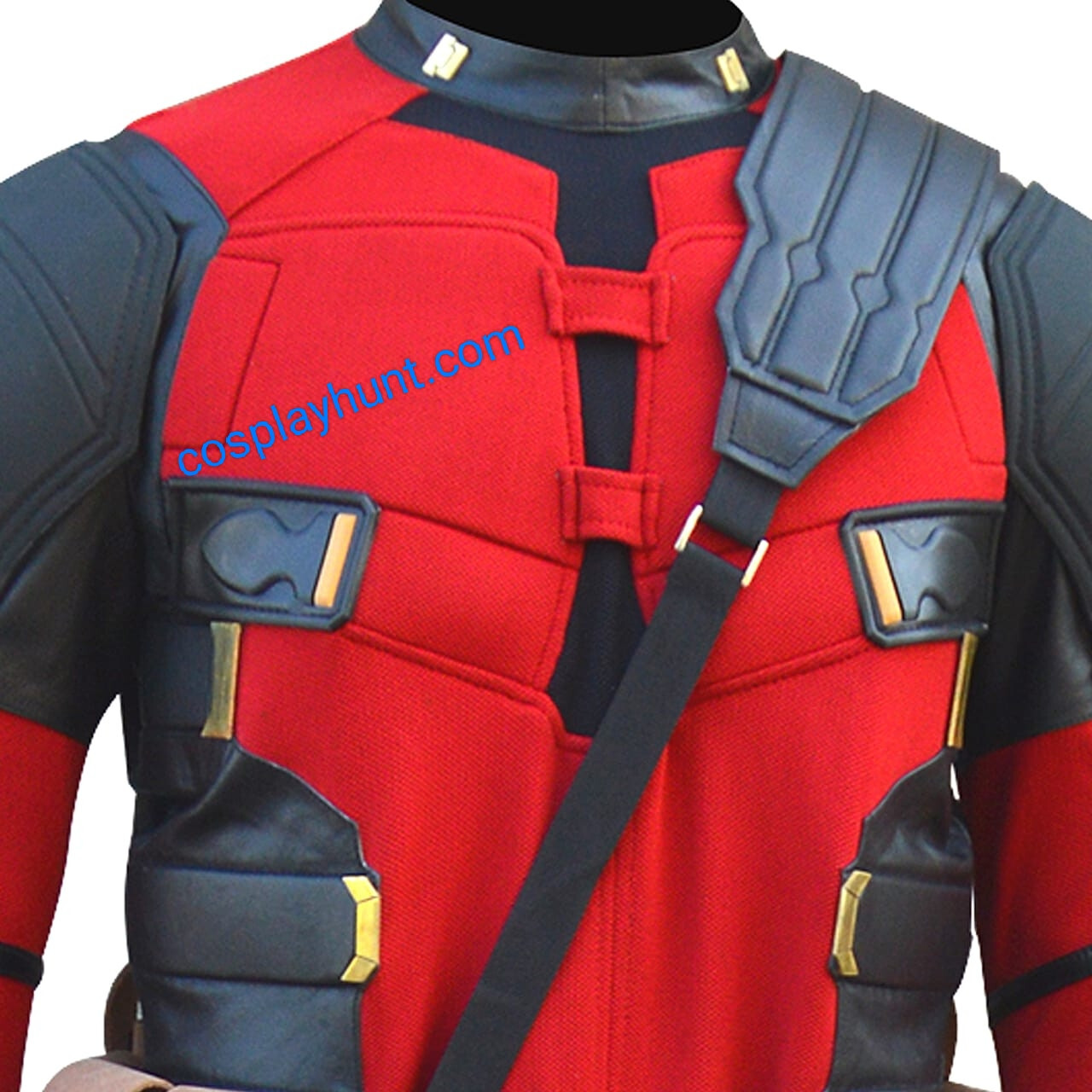 Deadpool & Wolverine Ryan Reynolds Deadpool 3 Stretch Fabric Full Costume Suit image 5