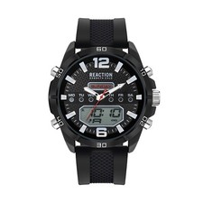 Kenneth Cole Reaction Men's Analog Digital Watch Silicone Strap KRWGP2181701