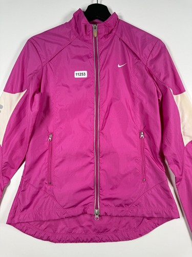 Nike Kids Girls Track Windrunner Jacket Full Zip Windbreaker Pink Sz Small 4-6 - Picture 4 of 15
