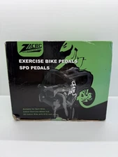 Zacro Exercise bike pedals Spd pedals for Spin bike Indoor Exercise 9/16 axels