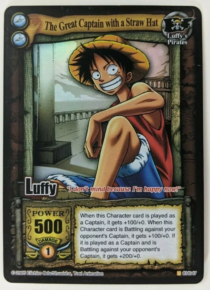 ☠️Straw Hat Pirates Anime One Piece Monkey D. Luffy Gear 4 Mint CCG Trading  Card