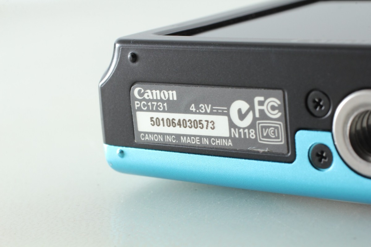 Canon PowerShot A2400 IS 青 Near MINT] Canon Power Shot A2400 IS Blue Digital Camera