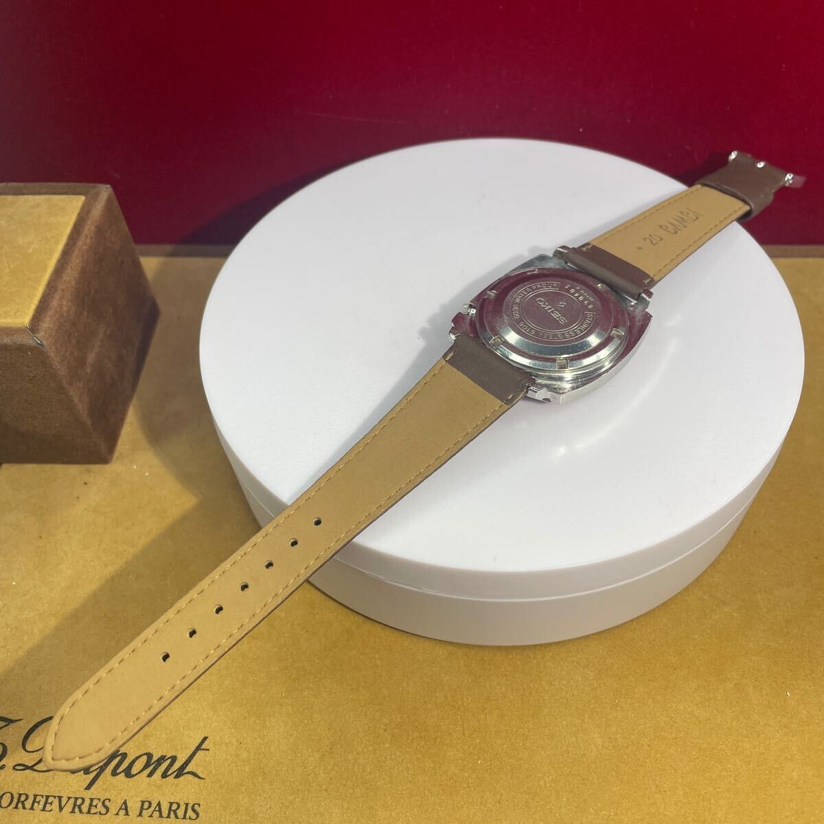 Used SEIKO 5 DX 25-Jewel Automatic 36.5mm Vintage Watch, Silver