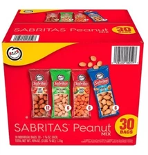 30PK Sabritas Peanuts Variety Pack