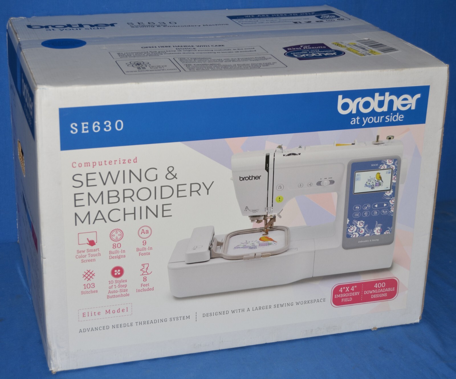 Brother SE630 Computerized Sewing and Embroidery Machine eBay