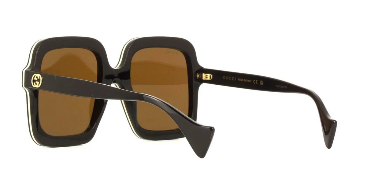 Gucci GG1241S 001 Square Sunglasses - Black Gucci Sunglasses GG1241S 001 main image 4