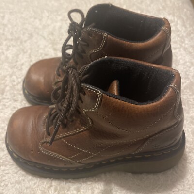 Dr Martens 2B97 Y2K 90's Brown Chunky Platform Boots Size Womens 5