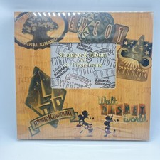 Walt Disney Parks Scrapbook Album w Kit 5x7 Photo Frame Wooden Vintage Rare New