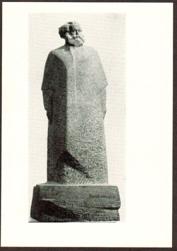 Lev Kerbel 1972 Russian postcard GRANITE MONUMENT TO KARL MARX - Afbeelding 1 van 2