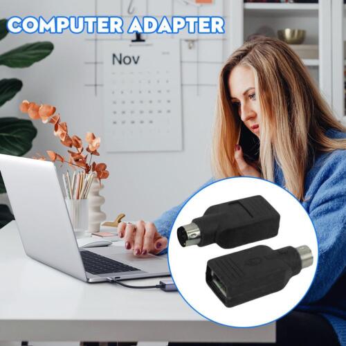 USB FEMALE TO 2 MALE ADAPTOR CONVERTER ADAPTER LAPTOP USD KEYBOARD L0U0