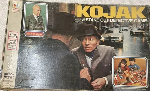 Vintage Milton Bradley Kojak-The Stake Out Detective Game. Who Loves Ya Baby!