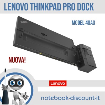 Lenovo ThinkPad BASIC Dock 40AG Docking Station DisplayPort VGA NEU NEW