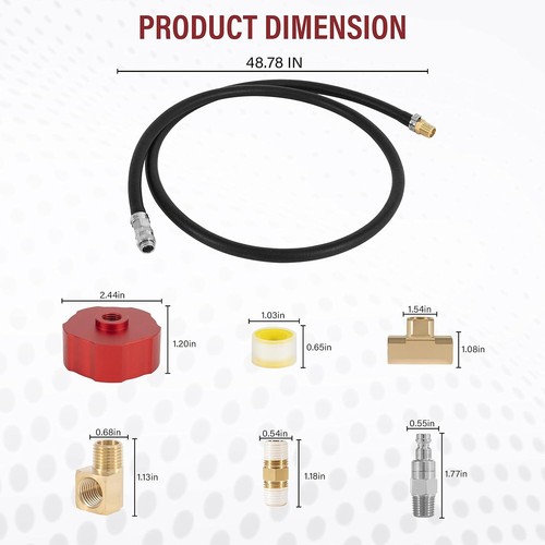 For Honda EU1000i, EU2000i, EU2200i HND1.2CD Dual System Extended Run Fuel Kit - Picture 12 of 14